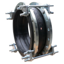 Flexible Rubber Joint with Fixed Tie Rods, Double Flange End